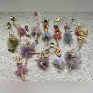 Ashton-Drake Galleries "Vive Le Ballet" Heirloom 12 Peice Ornament Set